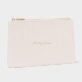 Fotografia: Katie Loxton Bolsa com mensagem «Dama de Honra» em branco perolado