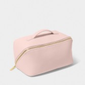 Fotografia: Katie Loxton Bolsa grande para maquilhagem e produtos de higiene pessoal em rosa empoeirado