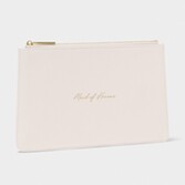 Zdjęcie: Katie Loxton „Druhnia” – perłowo-biała torebka z sentencją