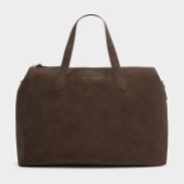 Photograph: Katie Loxton Milan Sac Cabine en Faux Daim Chocolat