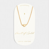 Zdjęcie: Katie Loxton Naszyjnik z zawieszką „Heart of Gold”
