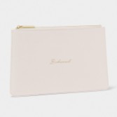Zdjęcie: Katie Loxton Perłowo-biała torebka z napisem „Druhna”