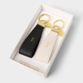 Photograph: Katie Loxton porte-clés de mariage 'Monsieur' et 'Madame' dans un coffret
