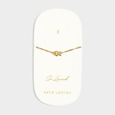 Fotografia: Katie Loxton Pulseira com pingente de coração dourado «So Loved»