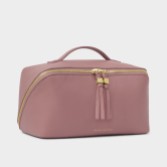 Fotografia: Katie Loxton Soho, borsa grande per il trucco e il lavaggio color rosa intenso
