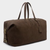 Photograph: Katie Loxton Soho - Sac de voyage en faux daim pour le week-end - Chocolat