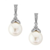 Zdjęcie: Kolczyki ślubne Opulence Pearl (srebrne)