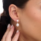 Photograph: Luisa Freshwater Pearl Drop Earrings