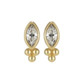 Fotografia: Olivia Burton Brincos de cristal delicados banhados a ouro