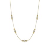 Fotografía: Olivia Burton Collar delicado de cristal chapado en oro