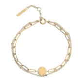 Photograph: Olivia Burton Illusion Gold Stacking Bracelet
