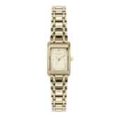 Photograph: Olivia Burton Mini Grove 16mm Gold Rectangle Bracelet Watch