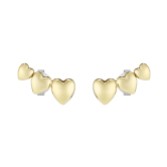 Fotografía: Olivia Burton Pendientes de botón con forma de corazón chapados en oro