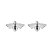 Fotografía: Olivia Burton Pendientes de botón de plata con forma de abeja