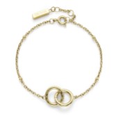 Fotografía: Olivia Burton Pulsera Amity Interlock chapada en oro
