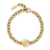 Fotografía: Olivia Burton Pulsera de eslabones chapada en oro «Celestial Sun»