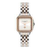 Fotografia: Olivia Burton Relógio Grosvenor com bracelete de 28 mm em branco e dois tons