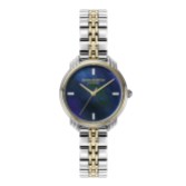 Fotografía: Olivia Burton Reloj de pulsera Art Déco de 30 mm en azul marino y dos tonos