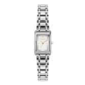 Fotografía: Olivia Burton Reloj de pulsera rectangular Mini Grove de 16 mm en plata