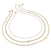 Zdjęcie: Olivia Burton Zestaw naszyjników Illusion Gold do łączenia