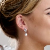 Photograph: Panama Vintage Inspired Crystal and Pearl Earrings