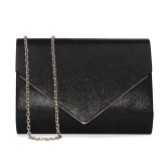 Fotografia: Paradox London Bolsa tipo envelope Darcy em preto brilhante