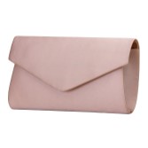 Fotografia: Perfect Bridal Bolsa de mão tipo envelope Simone em cetim cor de moca