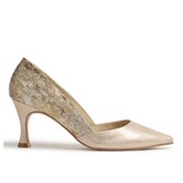 Zdjęcie: Perfect Bridal Buty na obcasie Alma Blush z wężowej skóry