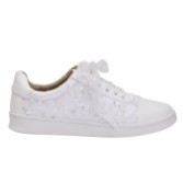 Photograph: Perfect Bridal Fleur Ivory Sequin Embellished Bridal Trainers