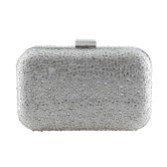 Photograph: Perfect Bridal Sammy Silver Crystal Studded Clutch Bag