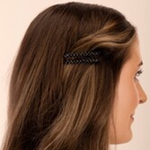 Fotografia: Perfect Bridal Set of 2 Black Crystal Hair Slides