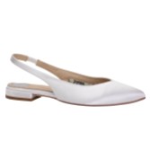 Photograph: Perfect Bridal Stevie Dyeable Ivory Satinback Slingback Flats