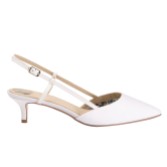 Zdjęcie: Perfect Bridal Szpilki typu slingback w kolorze kości słoniowej marki Lennox