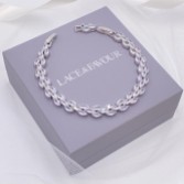 Fotografia: Pulseira de casamento com zircónia cúbica Beaumont