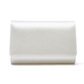 Photograph: Rainbow Club Dafnee Dyeable Ivory Satin Wedding Clutch Bag