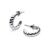 Photograph: Sarah Alexander Boucles d'oreilles Estella en argent et corde