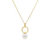 Zdjęcie: Sarah Alexander Wisior „Bombshell Gold Circle Pearl”