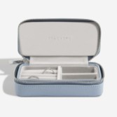 Photograph: Stackers Dusky Blue Zipped Travel Jewellery Box