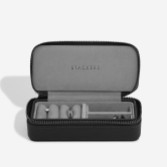 Photograph: Stackers Men's Black Zipped Travel Jewellery Box
