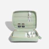 Photograph: Stackers Sage Green Cable Tidy Organiser Bag