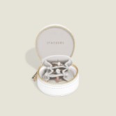 Photograph: Stackers White Pebble Oyster Travel Jewellery Box