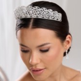 Zdjęcie: Tiara ślubna Buckingham Regal z cyrkoniami