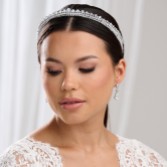 Zdjęcie: Tiara ślubna Tatiana z kryształkami