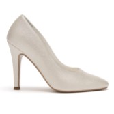Fotografía: Zapatos de salón de tacón alto Avalia Goldy en color champán brillante