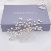 Photograph: Zora Crystal Spray Wedding Hair Comb