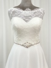Fotografia: Cinto de noiva Harper Rose com contas e strass
