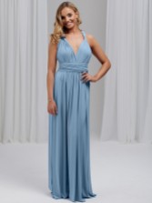 Photograph: Emily Rose Dusty Blue Multiway Bridesmaid Dress (One Size)