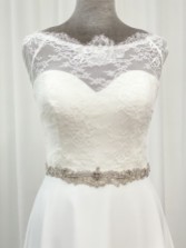 Fotografía: Perfect Bridal Cinturón para vestido de novia con abalorios de inspiración vintage de Elspeth