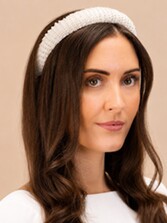 Photograph: Perfect Bridal Ivory and Beaded Pearl Bridal Headband