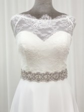 Zdjęcie: Perfect Bridal Pasek do sukienki Brigitte z kryształkami i perełkami